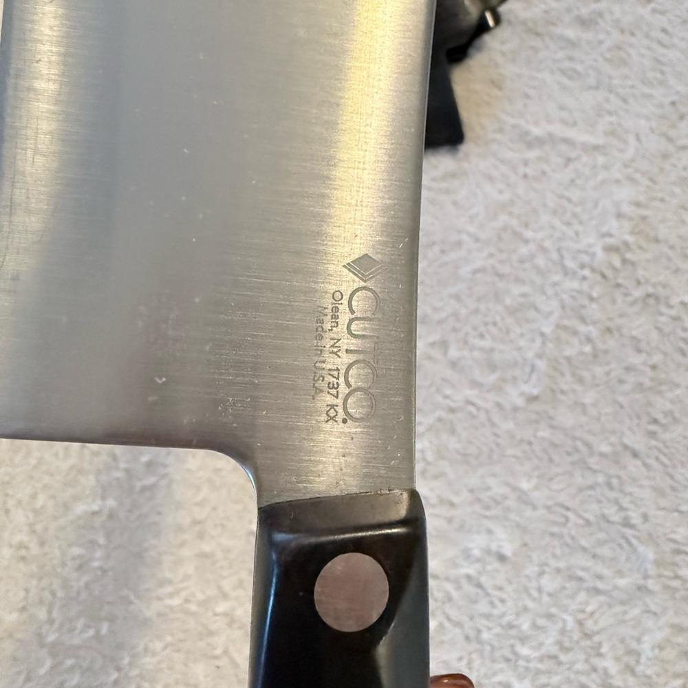 Cutco Kitchen Cleaver (Butcher Knife) with Sheath. - Picture 6 of 8
